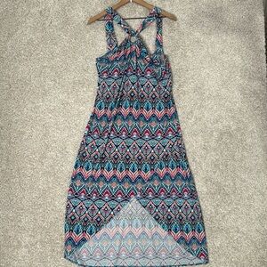 Tommy Bahama Women’s Prima Peacock Midi Blue Island Dress. Size L. $75. Like new